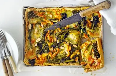 Bimitaart met mozzarella