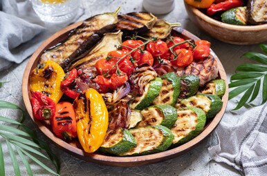 Geroosterde BBQ-groente
