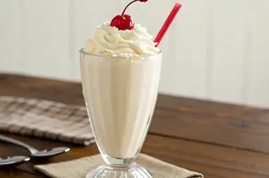 pina colada milkshake