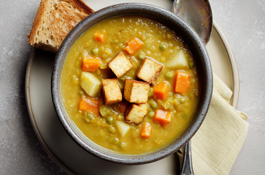 Vegetarische erwtensoep