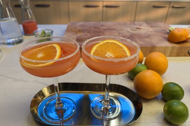 Bloedsinaasappel mocktail