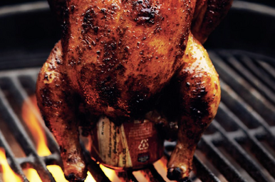 Beer can chicken