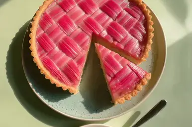 rabarbertaart met frangipane