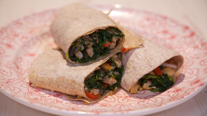 Aziatische saladewraps