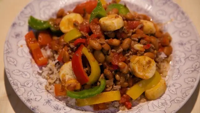 Bananen chili con carne