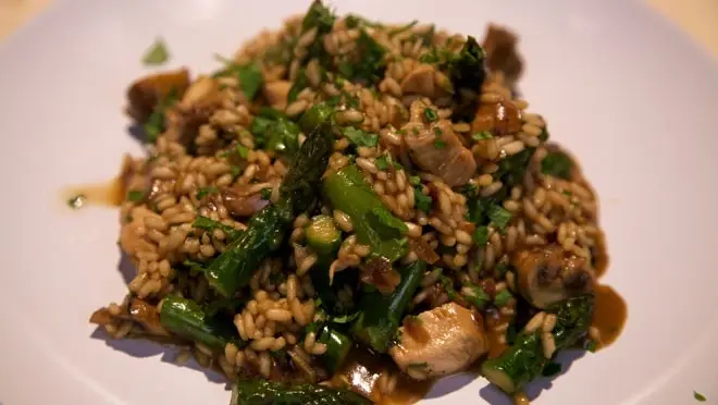 Teriyaki-risotto
