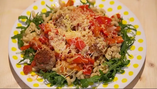 Pasta met ballen!