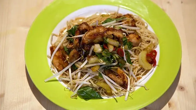 Sticky chicken