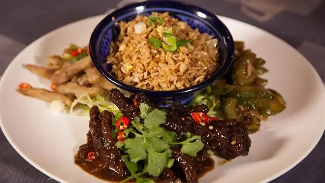 Chinese rijsttafel