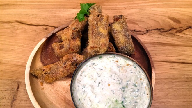 Crispy panko spareribs