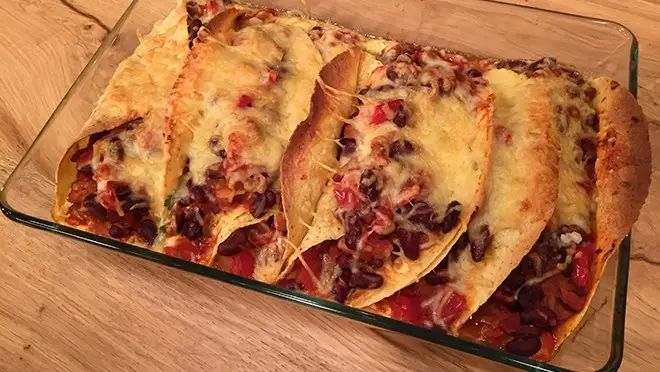 Chili con pavo ovenschotel