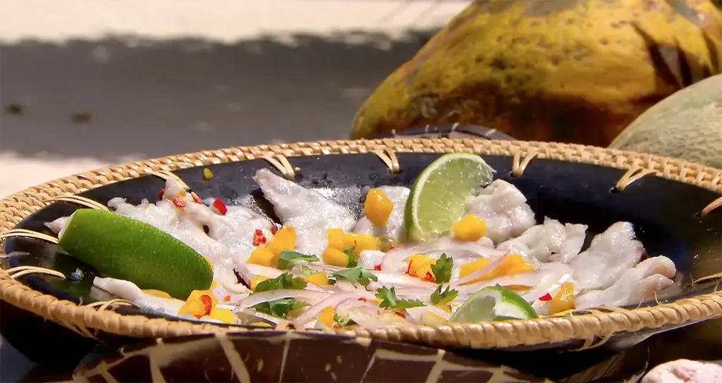 Hugo's extreem tropische ceviche