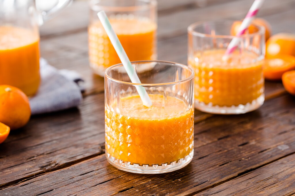 Orange power smoothie (met mandarijn, wortel en gember)-image
