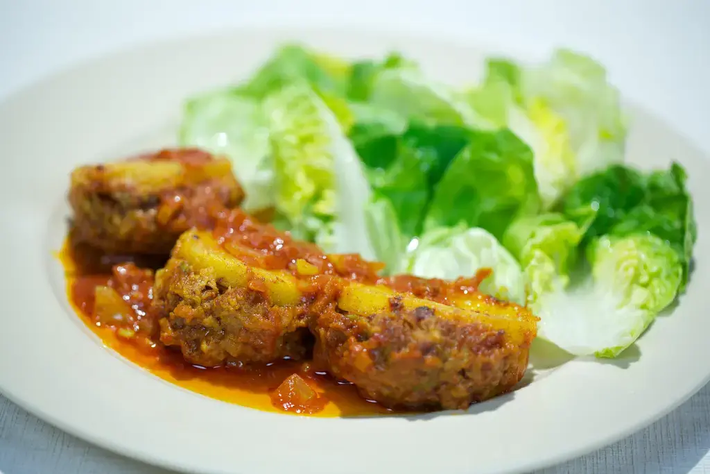 Libische gevulde aardappeltjes
