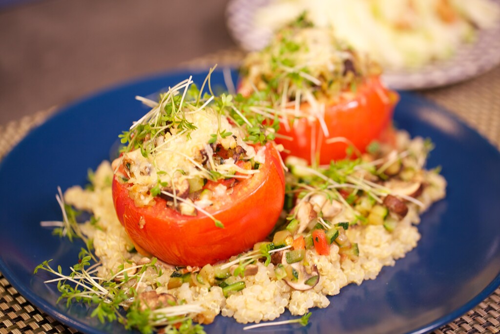 Gevulde Tomaten Met Quinoa 24kitchen