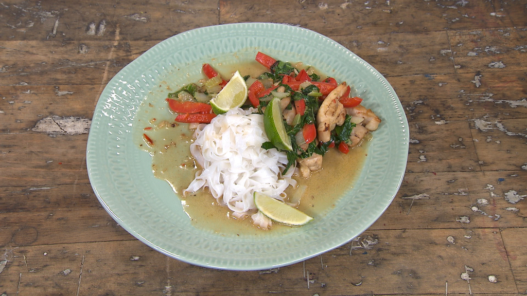 Gember-knoflookkip met paksoi