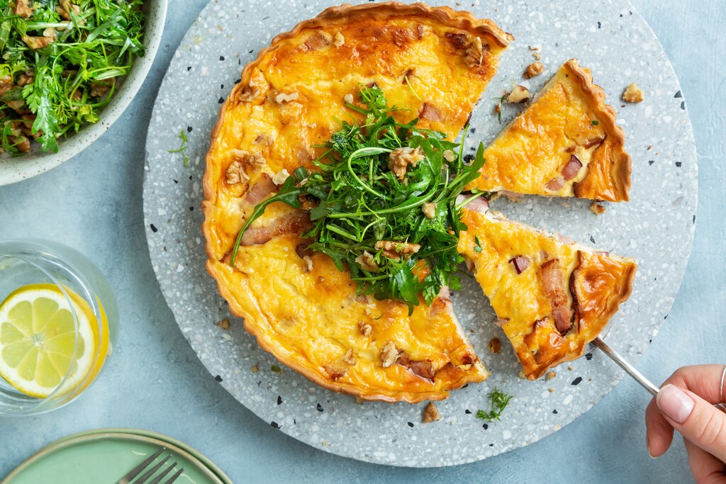 Quiche Lorraine Met Kruidensla 24kitchen