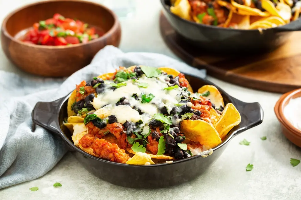 Loaded nacho’s met kip