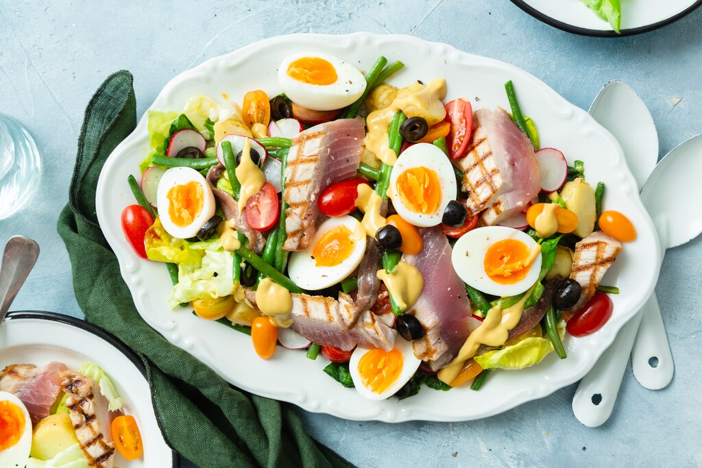 Salade Nicoise Met Gegrilde Tonijn 24kitchen