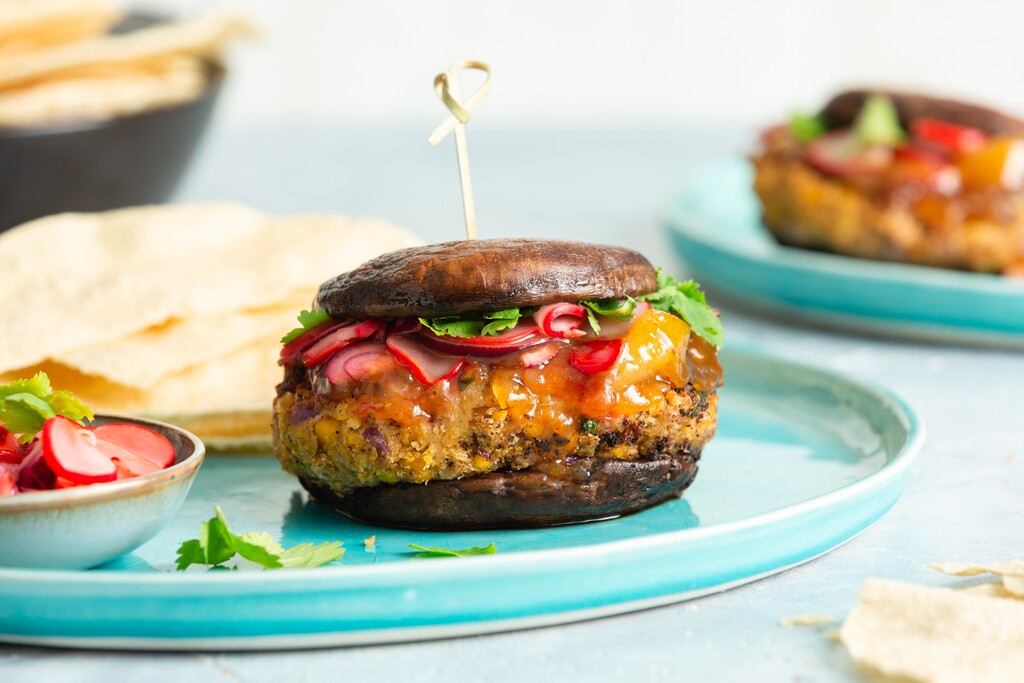 Portobelloburgers recept 24Kitchen