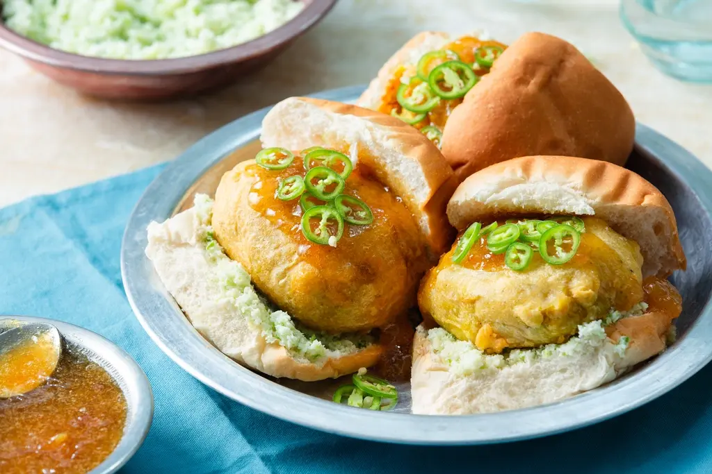 Vegetarische Indiase burger