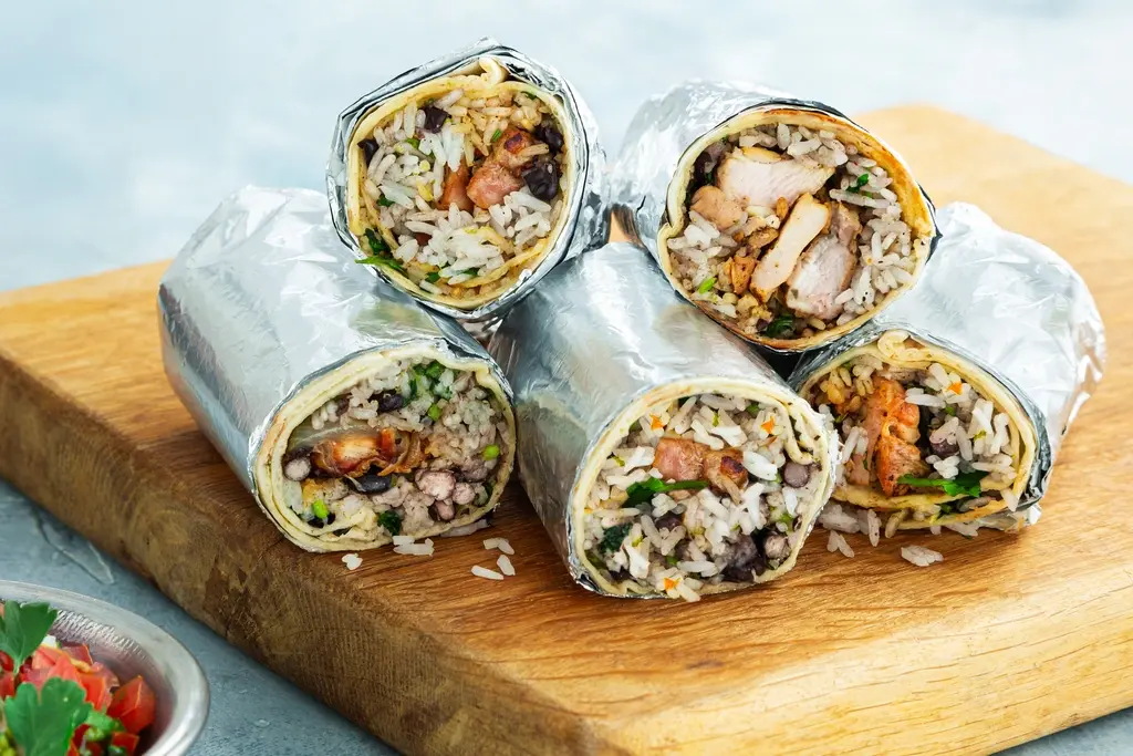 Burrito met kip