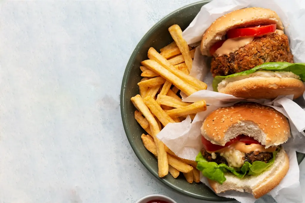 Portobello-burgers met gesmolten kaas