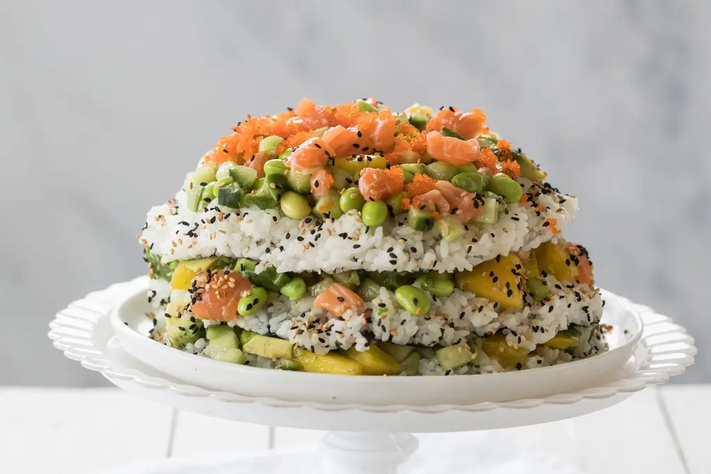 Sushi-taart