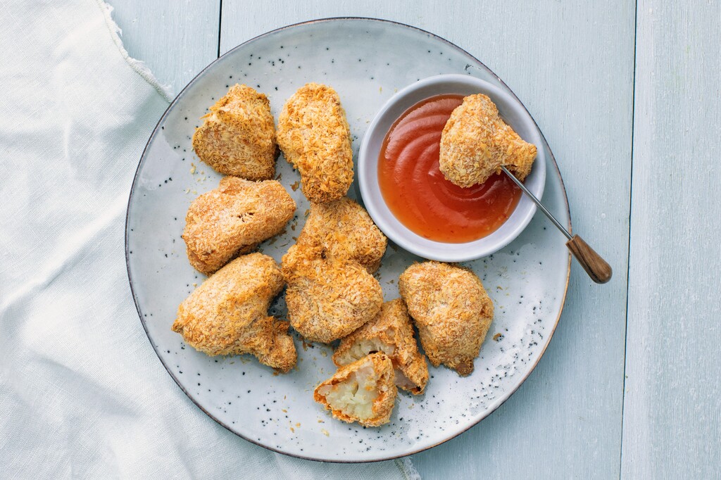 Nuggets de Conopidă Crocante la Air Fryer