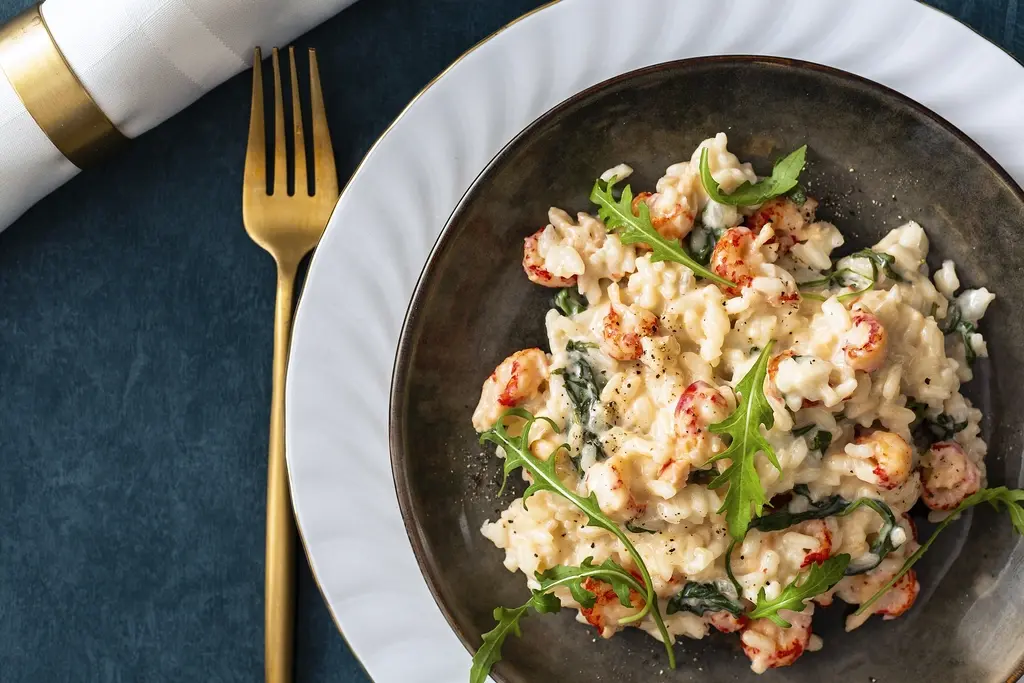 Champagne-risotto