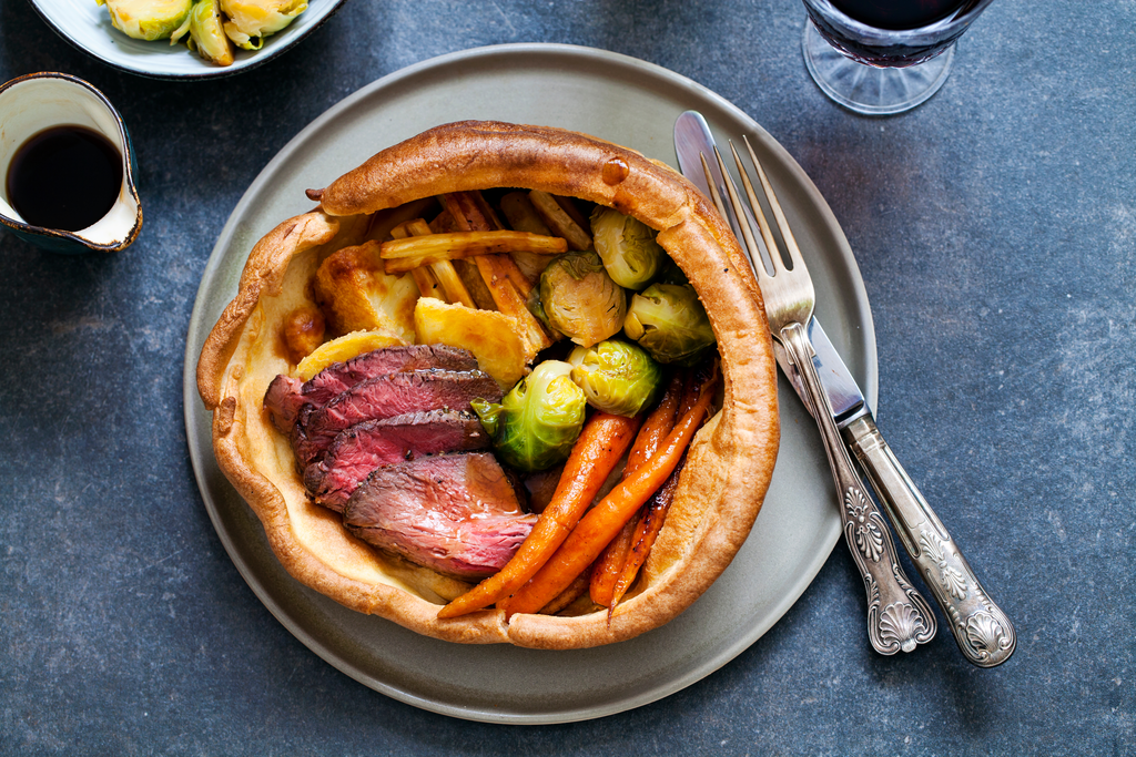 Roastbeef met Yorkshire Pudding