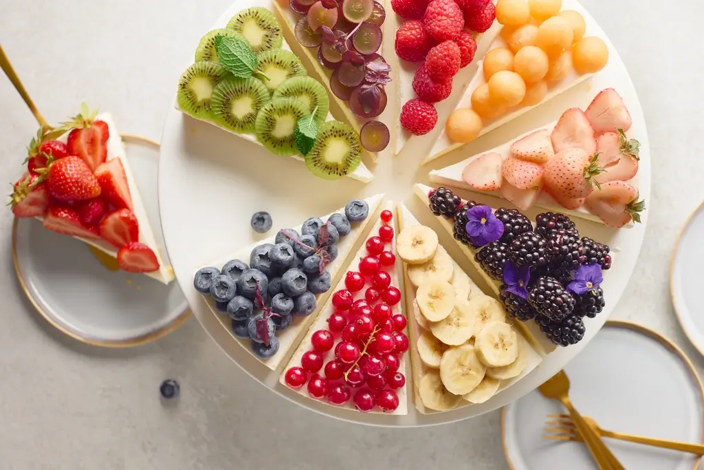 Frisse fruittaart met skyr