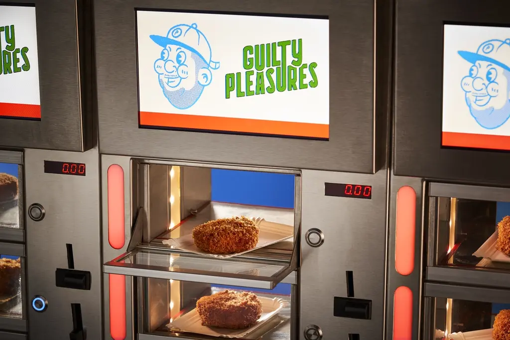 Bamischijf met garnalen