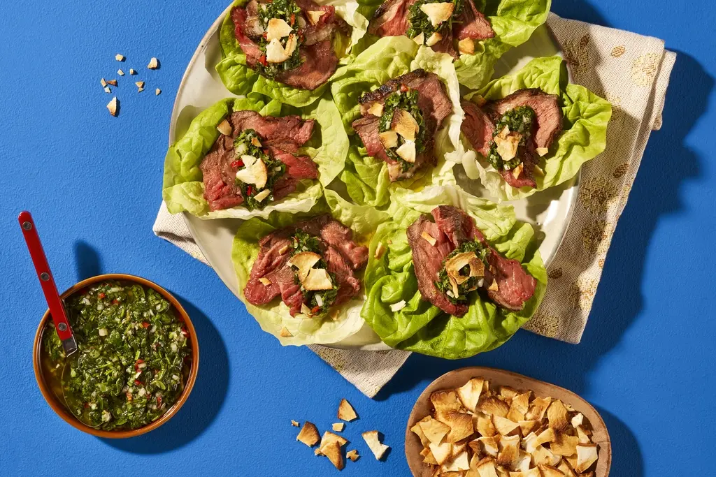 Churrasco met chimichurri