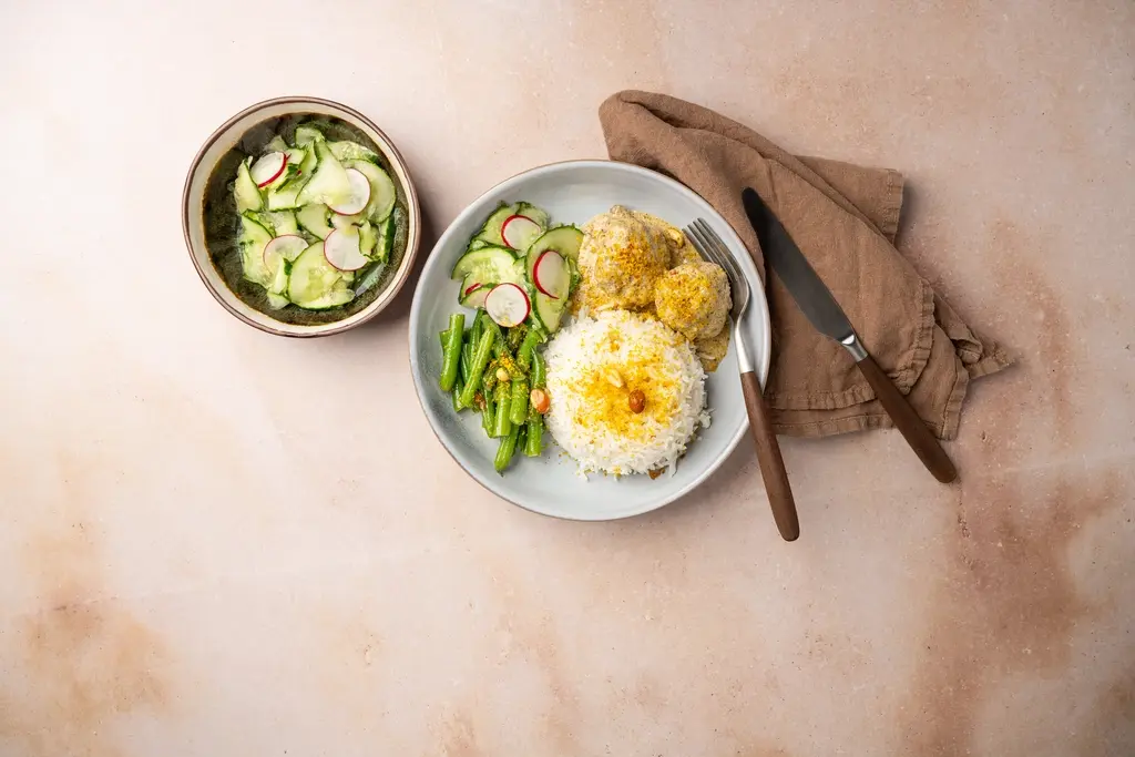 Rendang-gehaktballen
