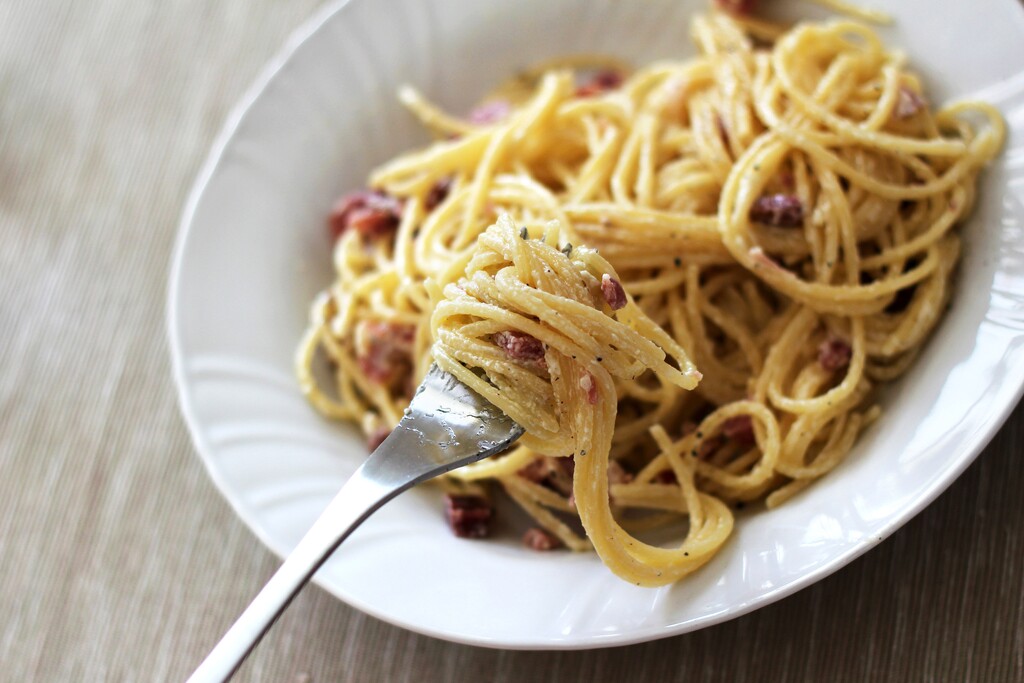 Originele spaghetti carbonara