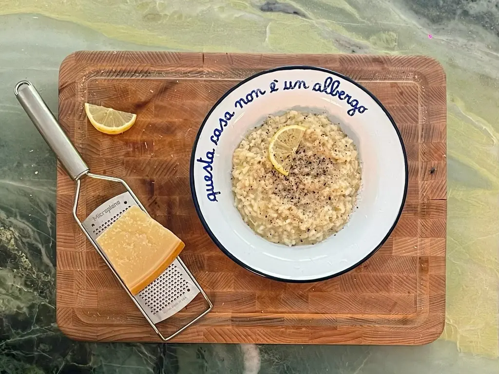 Risotto met citroen en ricotta