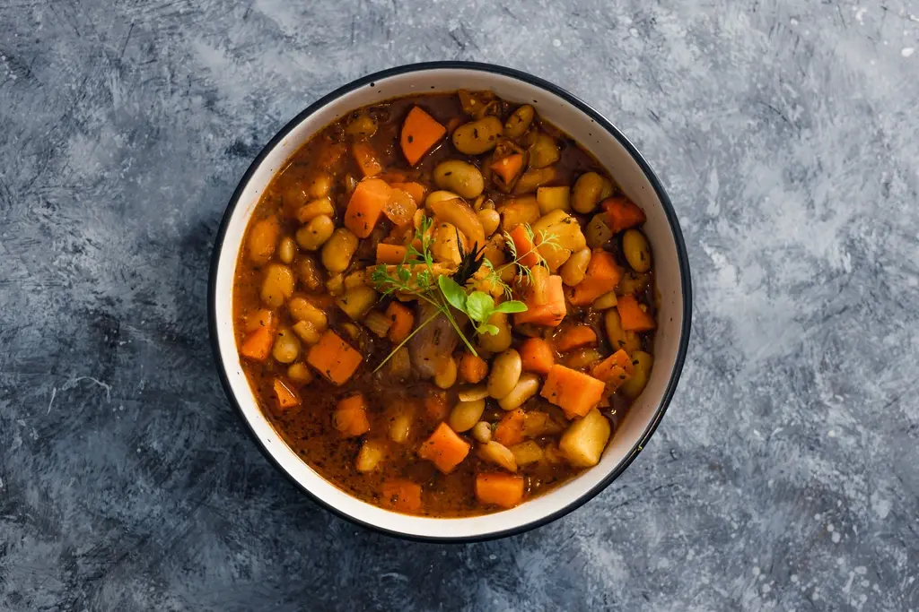 Pompoenstoof met chorizo