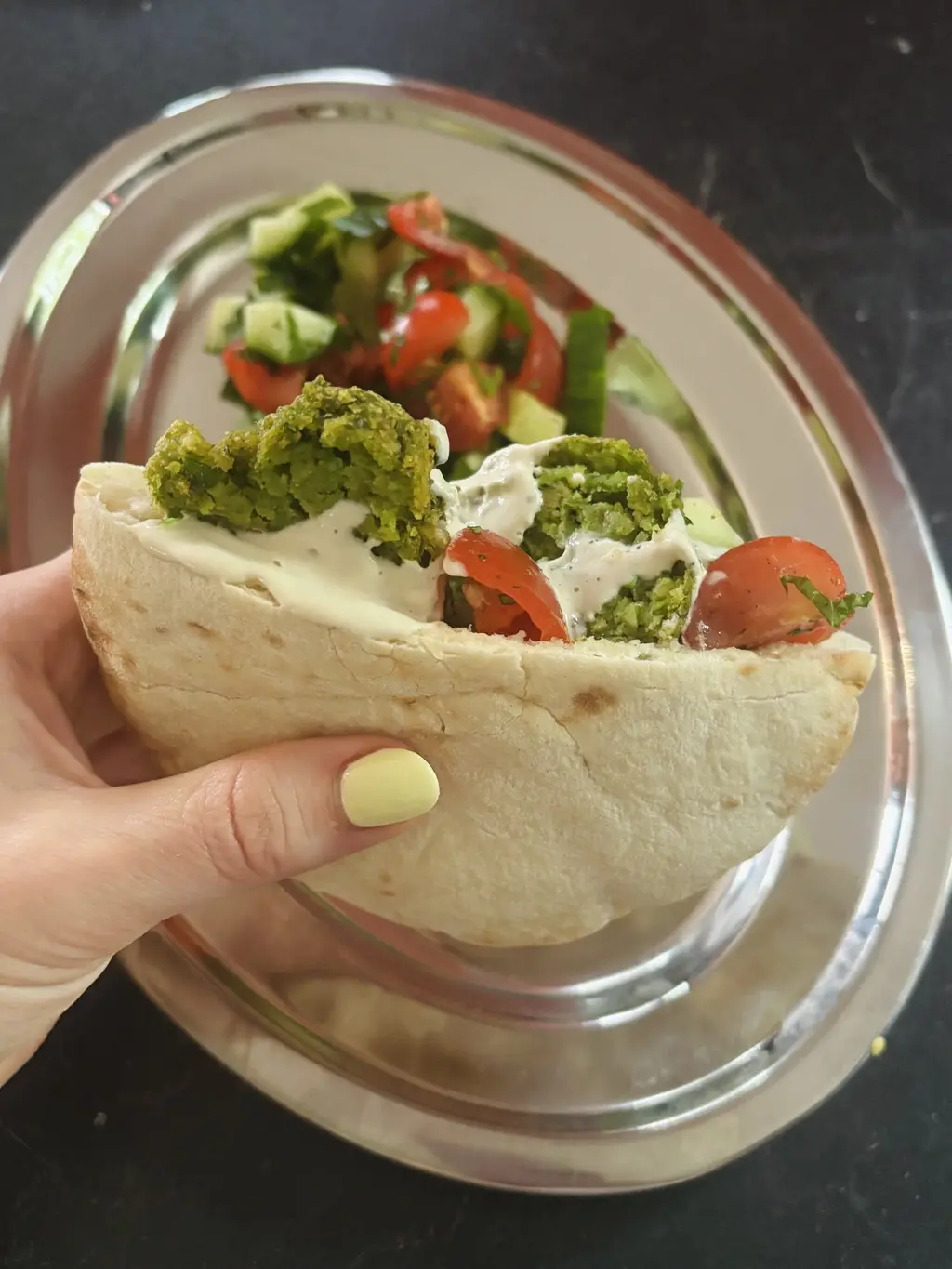 Doperwten-falafel